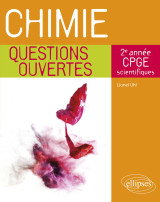 Chimie - questions ouvertes - 2e année de cpge scientifiques