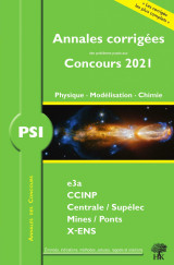 Annales corrigées concours 2021 - psi physique, modélisation, chimie 