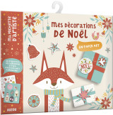 Ma pochette d'artiste - mes décoration de noël - en paper art