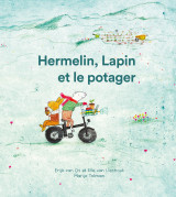 Hermelin, lapin et le potager