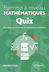 Quiz - remise à niveau en mathématiques