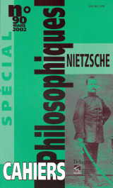 Cahiers philosophiques, n. 90 (1/2002) nietsche