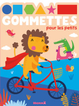 Gommettes pour les petits (lion sur velo)