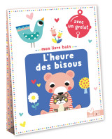 Mon livre bain - l'heure des bisous - avec un grelot