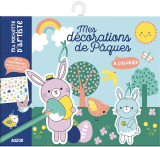 Ma pochette d'artiste - mes décorations à colorier - pâques