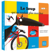 Le loup  qui ne voulait plus marcher - album à toucher