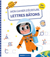 Mon cahier d'écriture - lettres bâtons - espace