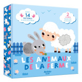 Les p'tits tout doux - coffret à toucher - les animaux de la ferme