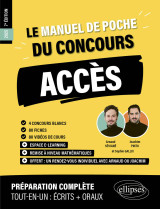 Le manuel de poche du concours acces