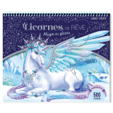 Licornes de rêve - carnet créatif - magie des glaces