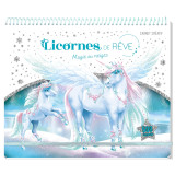 Licornes de rêve - carnet créatif - magie des neiges