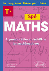 Maths terminale - le programme thème par thème