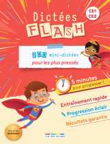 Dictées flash - 5 minutes pour progresser, ce1-ce2