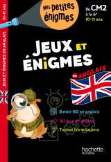 Jeux et énigmes - anglais - du cm2 à la 6e - cahier de vacances 2025