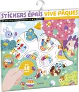 Stickers épais - vive pâques