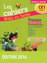 Mots en herbe français ce1 2016 cahier élève
