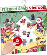 Stickers épais - vive noël !