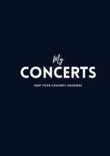 My concerts:  keep the memories of your concerts