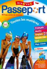 Passeport - toutes les matières - de la 6e à la 5e - cahier de vacances 2025