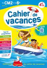 Cahier de vacances 2025, du cm2 vers la 6e 10-11 ans