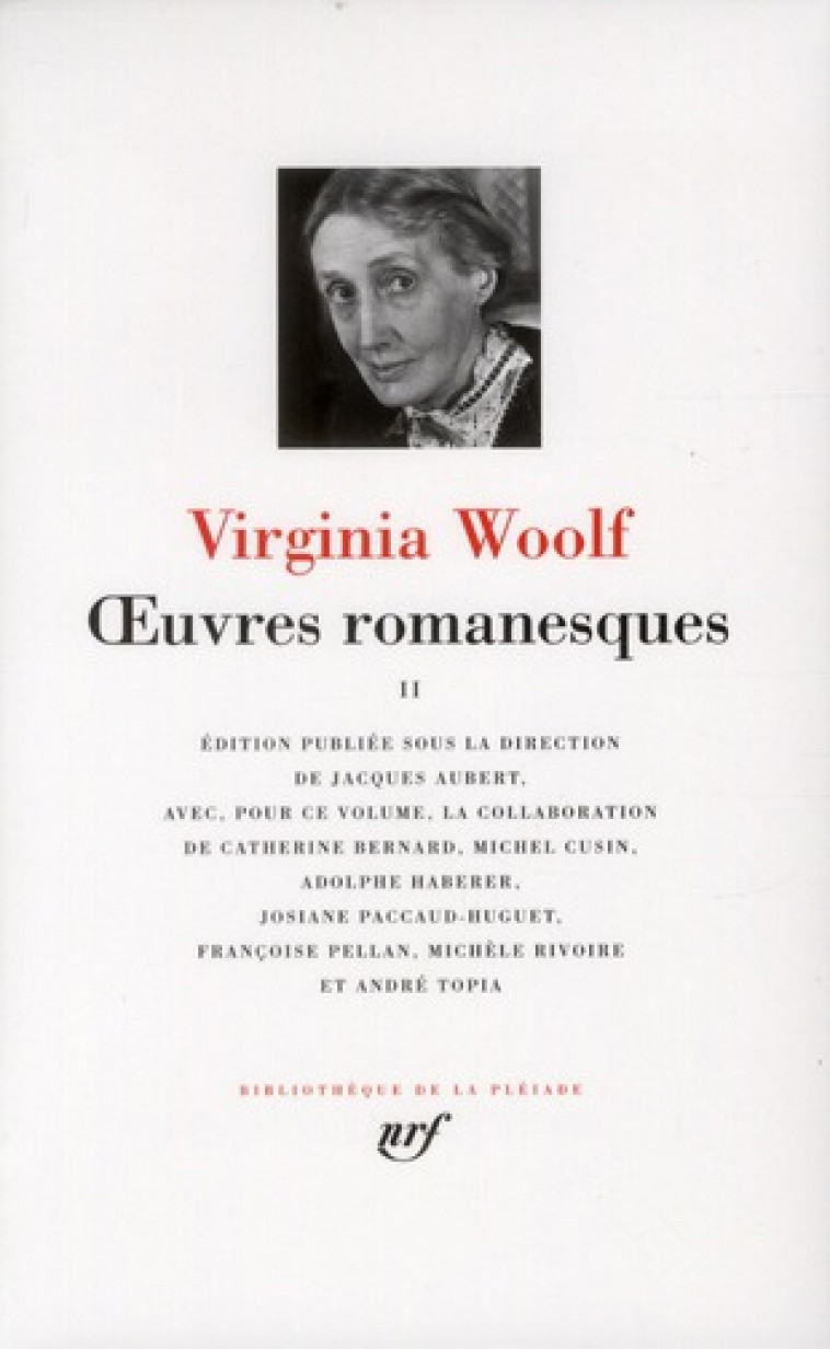 OEUVRES ROMANESQUES - VOL02 - WOOLF VIRGINIA - GALLIMARD