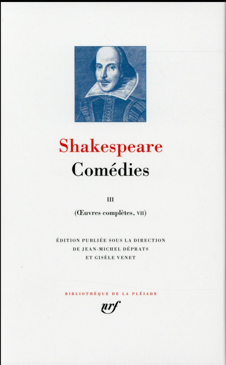 OEUVRES COMPLETES - V-VII - COMEDIES - VOL03 - SHAKESPEARE WILLIAM - Gallimard