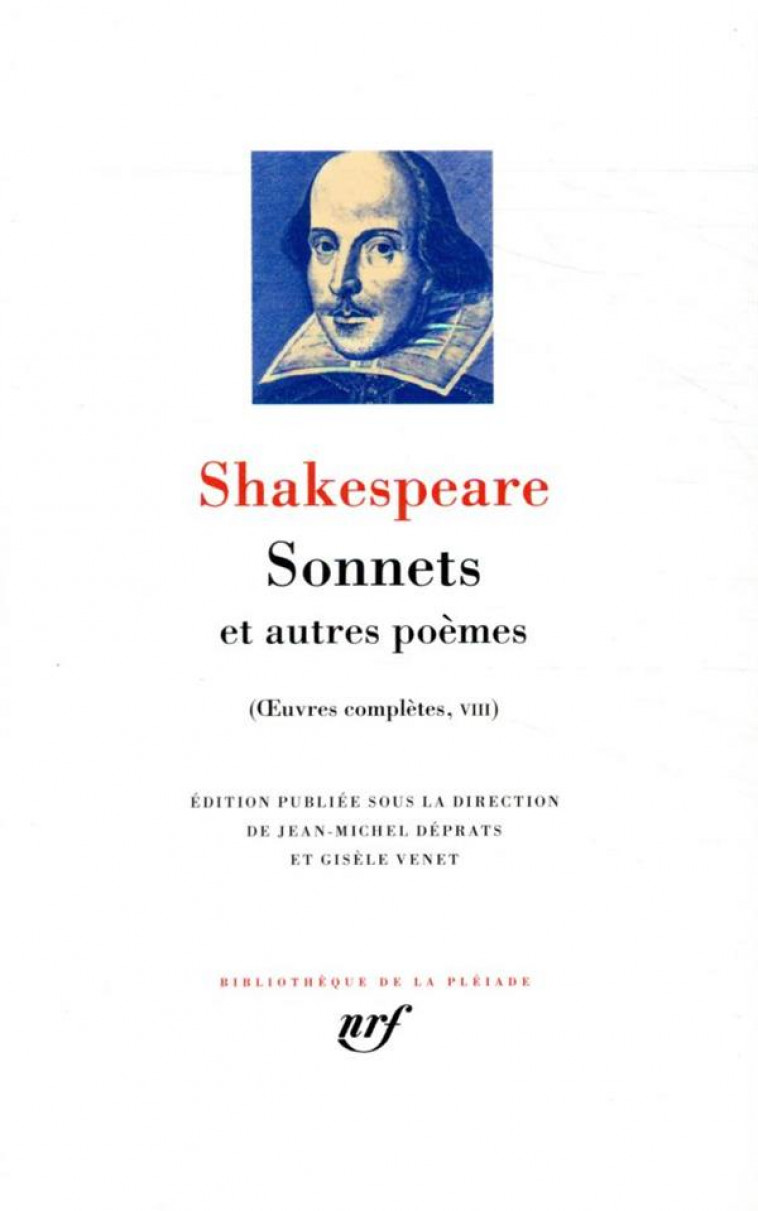OEUVRES COMPLETES - VIII - SONNETS ET AUTRES POEMES - SHAKESPEARE WILLIAM - GALLIMARD