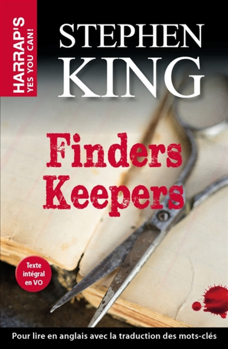 FINDERS KEEPERS - KING STEPHEN - Harrap 's