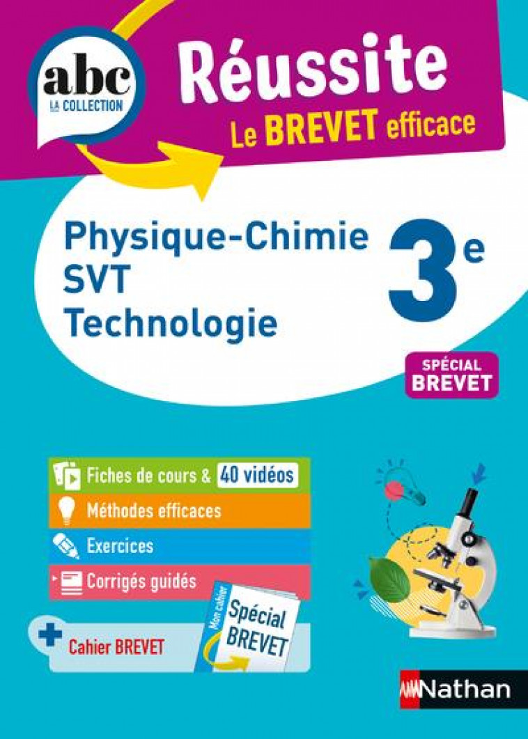 ABC REUSSITE PHYSIQUE-CHIMIE SVT TECNOLOGIE 3E - BREVET 2023 - COPPENS/DOERLER - CLE INTERNAT