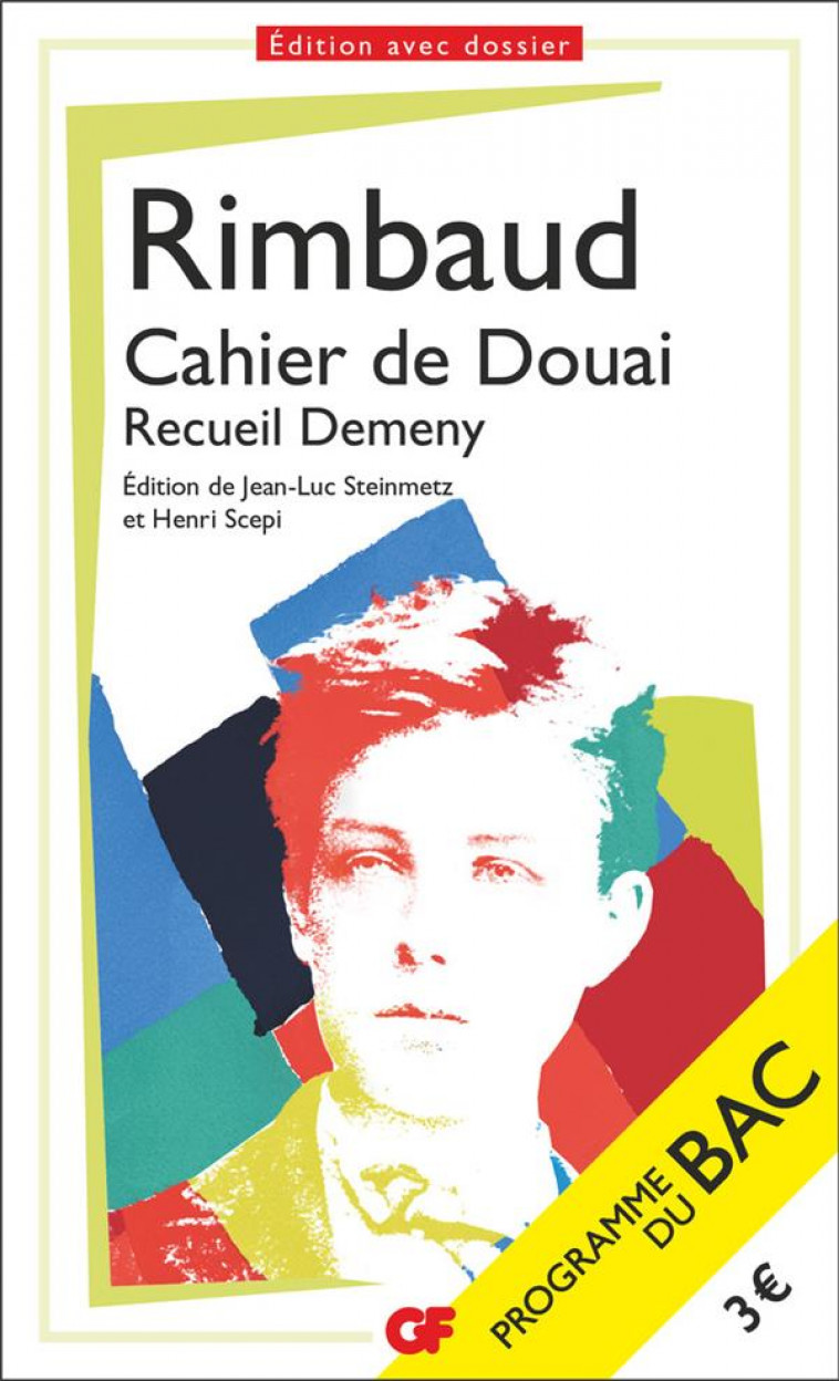 CAHIER DE DOUAI - BAC 2024 - RECUEIL DEMENY - RIMBAUD ARTHUR - FLAMMARION