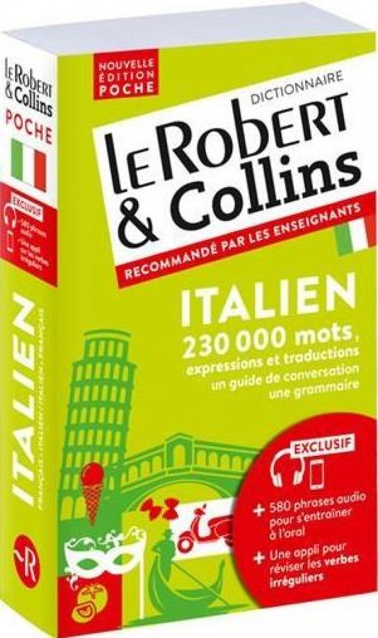 LE ROBERT & COLLINS POCHE ITALIEN - COLLECTIF - LE ROBERT