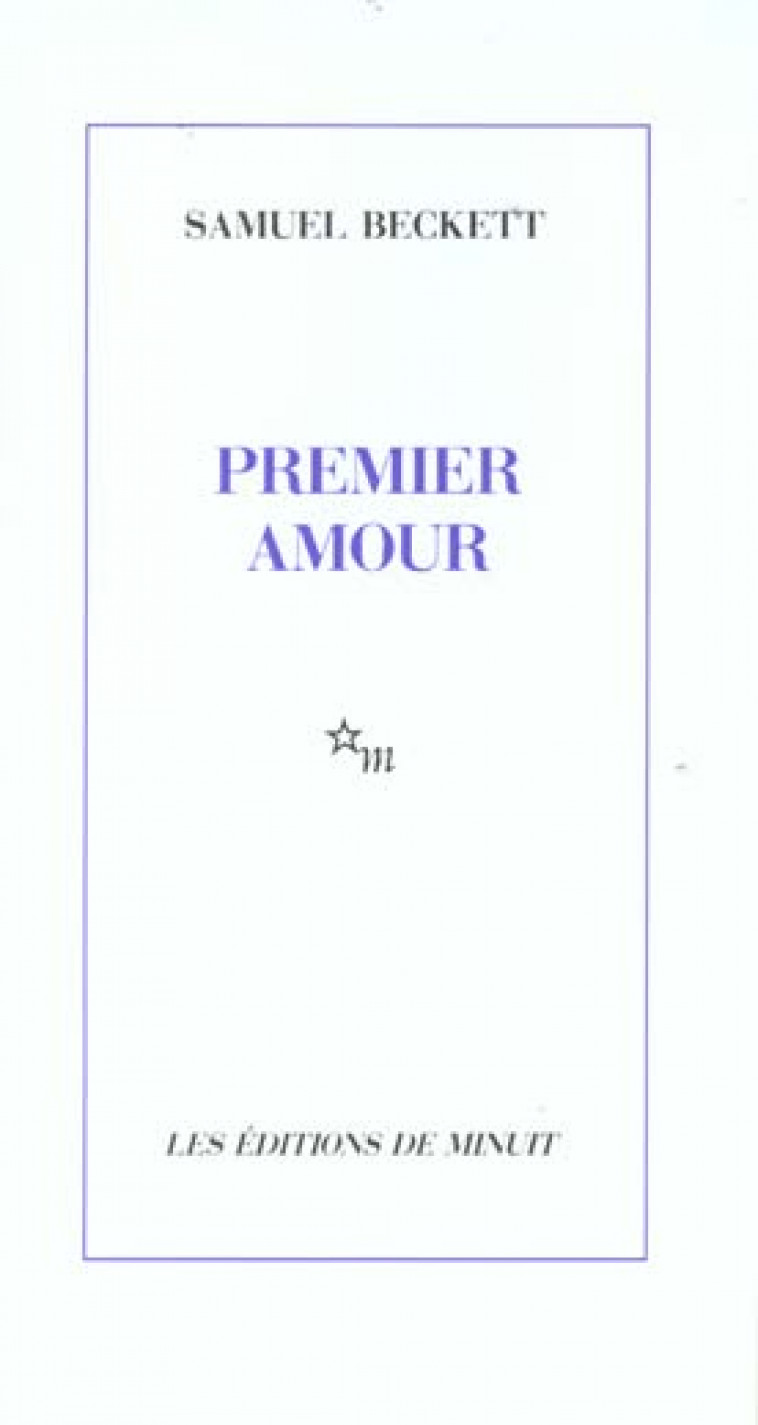 PREMIER AMOUR - BECKETT SAMUEL - MINUIT