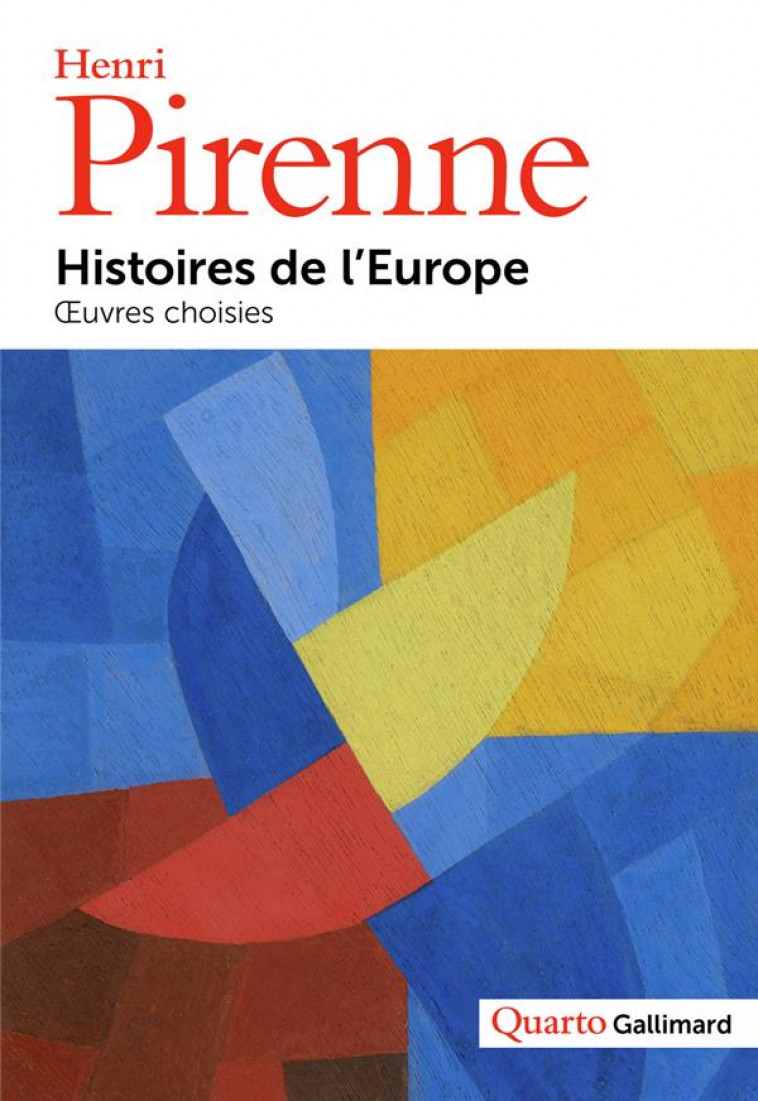 HISTOIRES DE L-EUROPE - OEUVRES CHOISIES - PIRENNE/SENAC - GALLIMARD