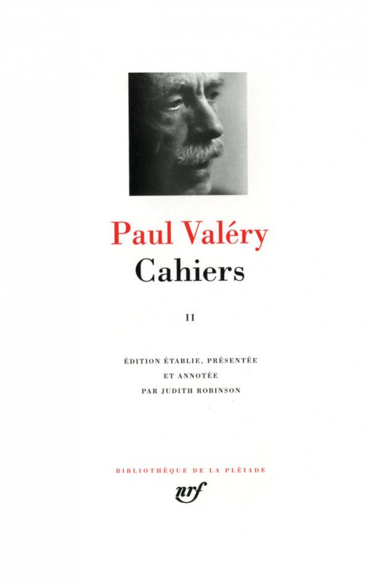 CAHIERS - VOL02 - VALERY PAUL - GALLIMARD