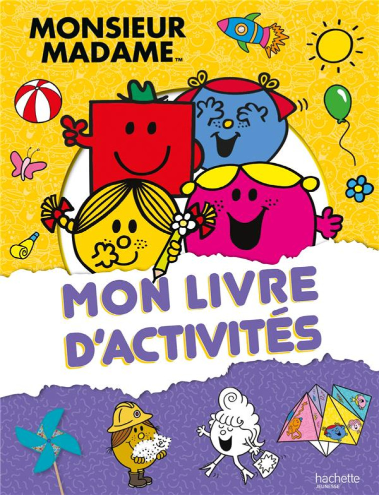 MONSIEUR MADAME - MON LIVRE D-ACTIVITES - XXX - HACHETTE