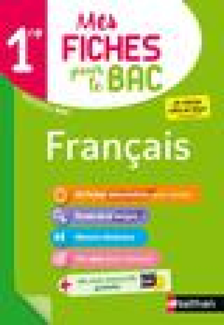 MES FICHES POUR LE BAC : FRANCAIS  -  1RE (EDITION 2024) - CASSOU-NOGUES/HEBERT - CLE INTERNAT