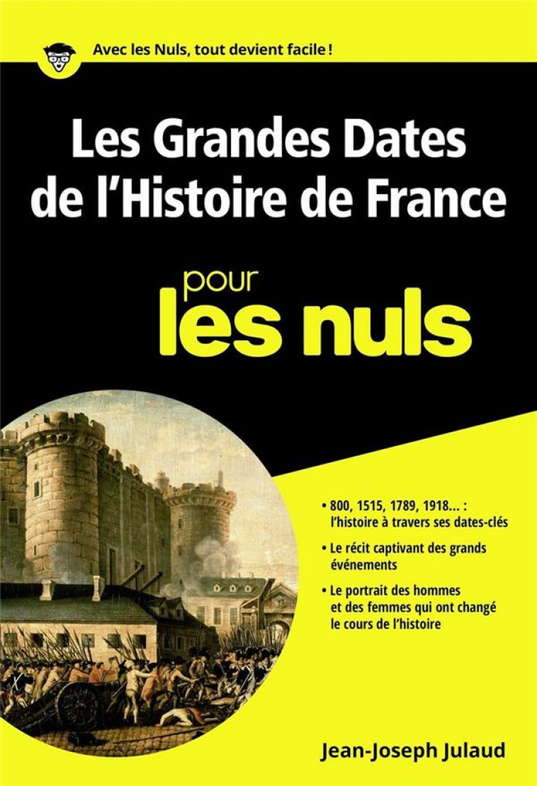 LES GRANDES DATES DE L'HISTOIRE DE FRANCE POUR LES NULS - JULAUD JEAN-JOSEPH - First Editions