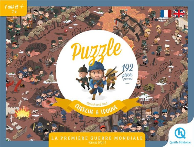 PUZZLE CHERCHE ET TROUVE : LA PREMIERE GUERRE MONDIALE - QUELLE HISTOIRE STUD - NC