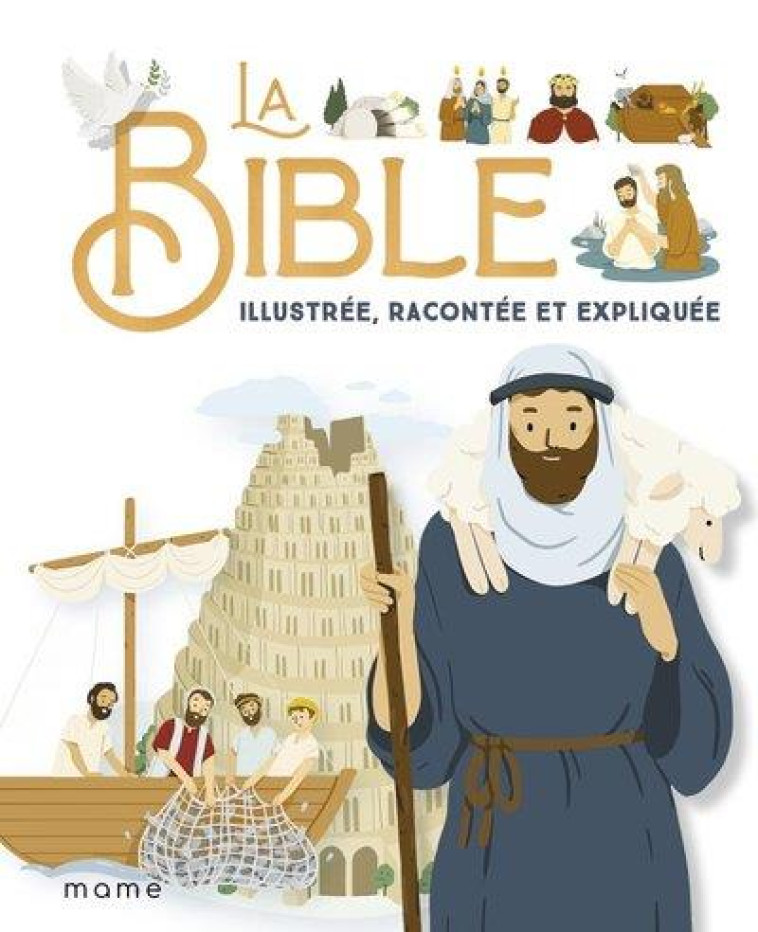 LA BIBLE ILLUSTREE, RACONTEE ET EXPLIQUEE - AMIOT/CAMPAGNAC - MAME