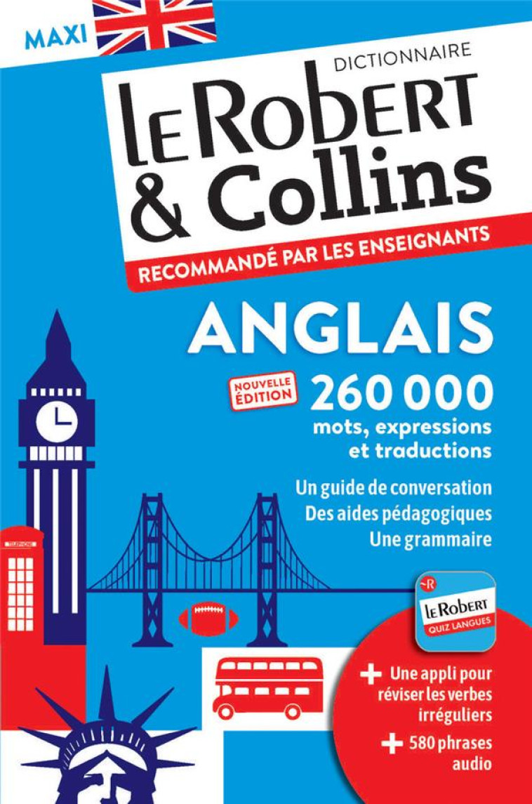 LE ROBERT et COLLINS  -  MAXI : ANGLAIS (EDITION 2024) - COLLECTIF - LE ROBERT