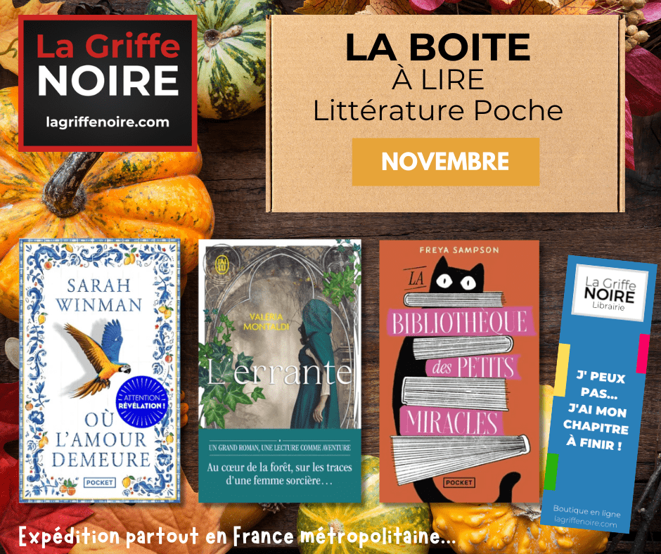 Boite à lire littérature poche - Novembre 25